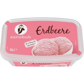 Eis, Erdbeere