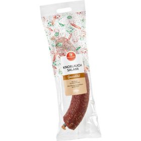 Knoblauch Salami