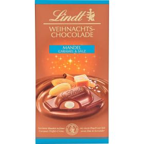 Weihnachtschokolade, Mandel, Caramel & Salz