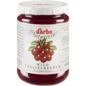 Konfitüre Extra Naturrein, Wildpreiselbeeren