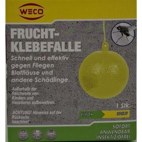 Fliegenfalle im Obstdesign, 4 Stück