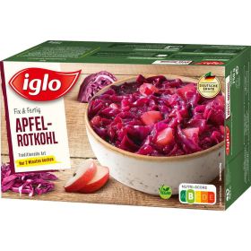 Apfel-Rotkohl, tiefgekühlt