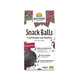 Snack Balls, Fruchtkugeln, Schoko Kirsche