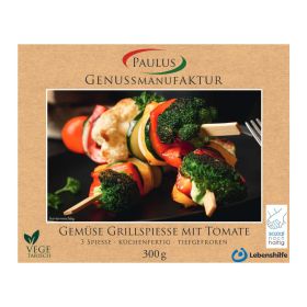 Gemüse Grillspieße mit Tomate