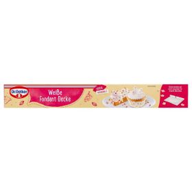 Fondant-Decke, weiß