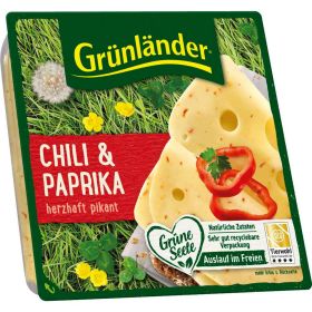 Käsescheiben, Chili/Paprika