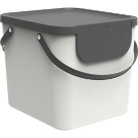 Recycling Müllsystem 40 l Albula weiß
