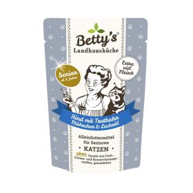 Katzen-Nassfutter Senior, Rind/Truthahn