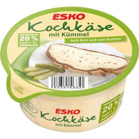 Kochkäse mit Kümmel, 20% Fett i. Tr.