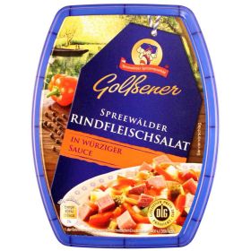 Spreewälder Rindfleischsalat in würziger Sauce