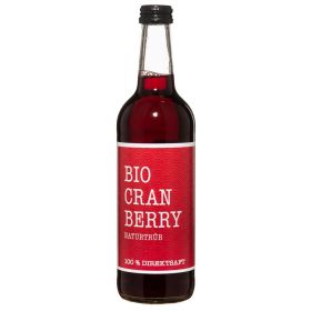 Bio Cranberrysaft naturtrüb, 100 % Direktsaft
