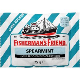 Spearmint Pastillen, ohne Zucker