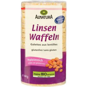 Bio Linsenwaffeln mit Meersalz