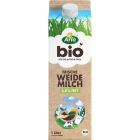 Frische Bio Weidemilch 3,8 %  Fett