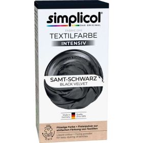 Textilfarben intensiv, Samt-Schwarz