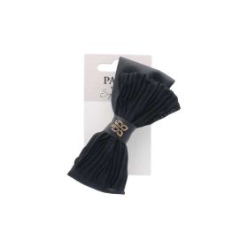 Patentspange Schleife, schwarz