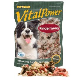 Hunde-Snack, Vital Power, Rindermenü, tiefgekühlt