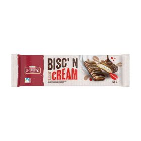 Gebäck Bisc'n Cream, Milchcreme Haselnus