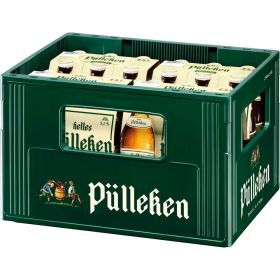 Bier, helles Pülleken 5,2 % (4x Träger in der Kiste zu je  6x 0,330 Liter)