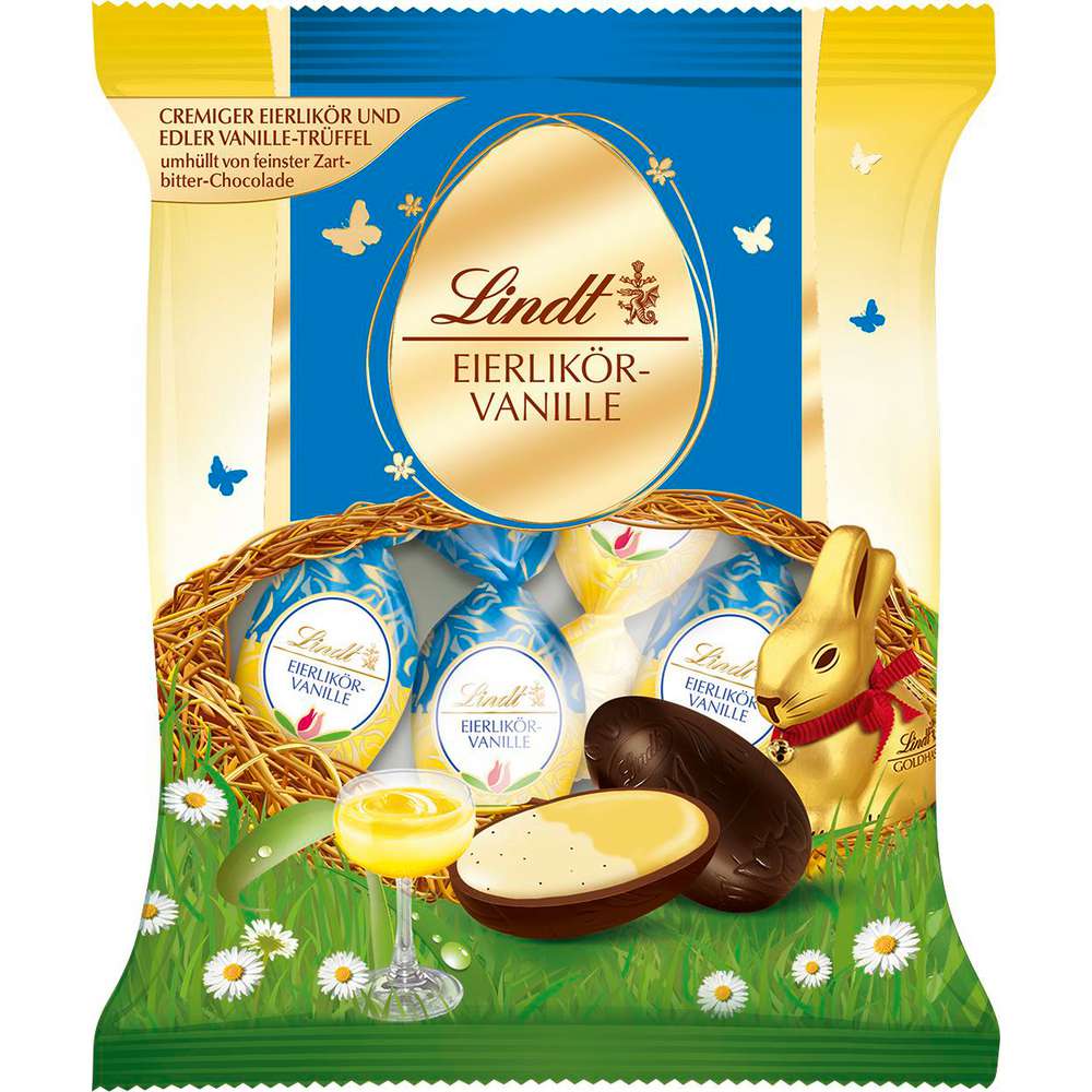 SchokoOstereier EierlikörVanille von Lindt ⮞ Globus