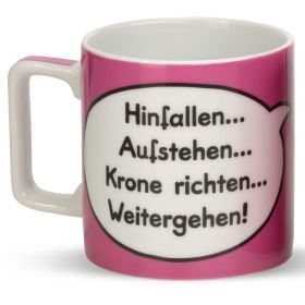 Tasse Becher Krone