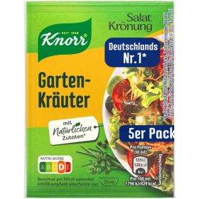 Salat Krönung, Gartenkräuter