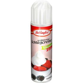 Sprühfertige Schlagcreme