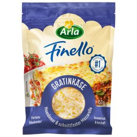 Finello Käse gerieben, Gratin