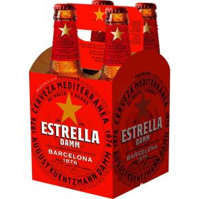 Spanisches Bier 5,4% (6x Träger in der Kiste zu je  4x 0,330 Liter)