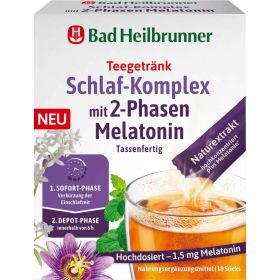 Schlaf-Komplex, 2-Phasen Melatonin Tee