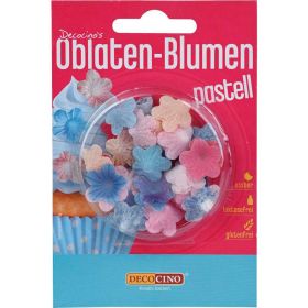 Oblaten-Blumen, pastell