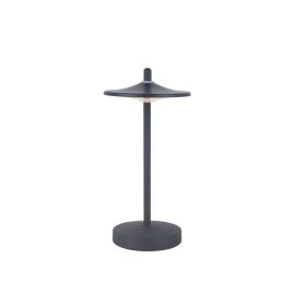 Akku-Tischleuchte Lily black