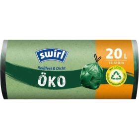 Öko Müllbeutel mit Zugband 20L