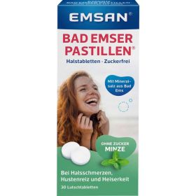 Bad Emser Pastillen, Halstabletten ohne Zucker