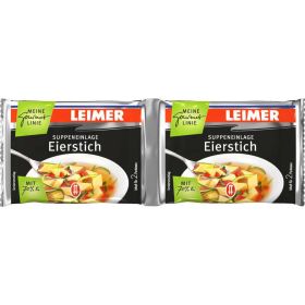 Suppeneinlage, Eierstich