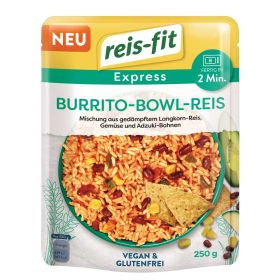 Burrito-Bowl mit Reis