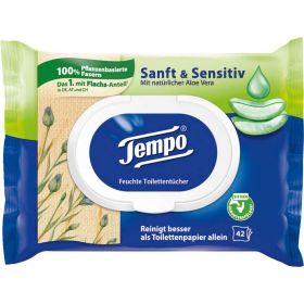 Feuchtes Toilettenpapier, sensitiv