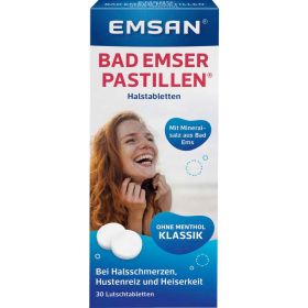 Bad Emser Pastillen, Halstabletten ohne Menthol