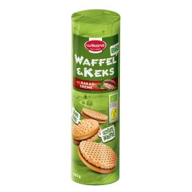 Bio Waffel & Keks mit Kakaocreme