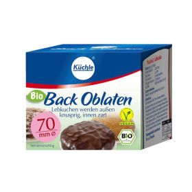 Bio Back Oblaten rund, 70mm