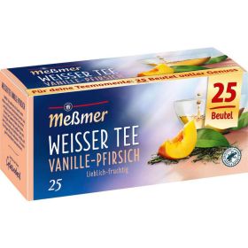 Weißer Tee, Vanille-Pfirsich