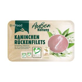 Kaninchen Rückenfilets, tiefgekühlt