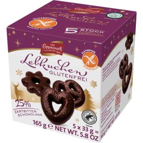 Lebkuchen, zartbitter, Glutenfrei