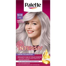 Haarfarbe Creme Coloration, 200 Pudriges Silberblond