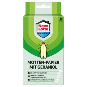 Mottenpapier mit Geraniol