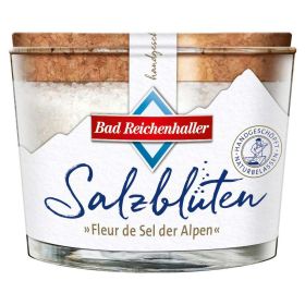 Salzblüten Fleur de Sel der Alpen