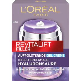 Link zu  Revitalift, Filler + Hyaluronsäure, Gel-Creme