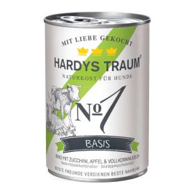 Hunde-Nassfutter Hardys Traum, No. 1 Basis, Rind