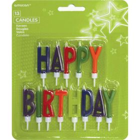 Link zu  Buchstabenkerzen Happy Birthday