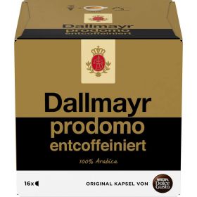 Kaffee Kapseln Dolce Gusto, Dalmayr Prodomo entkoffeniert